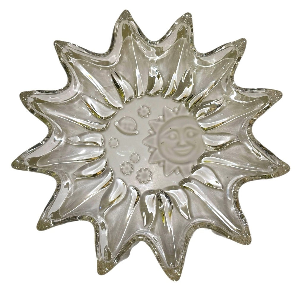 Studio Nova Star & Moon Glass Platter large